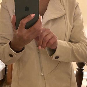 Paper Crane asymmetrical front zipper jacket